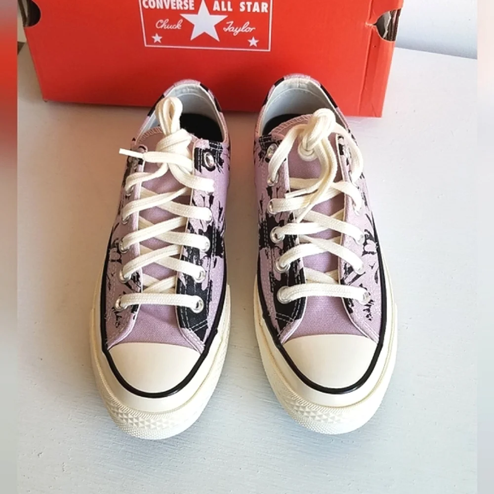 Converse Chuck 70 Ox Limited Edition Hybrid Floral Jacquard Low Canvas Sneakers - Picture 6 of 11